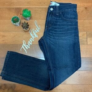 Levi’s 511 Blue Straight Leg Jeans Denim Pants Size 12 Regular Dark Wash